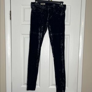 AG Dark Navy Velvet Women's Pants